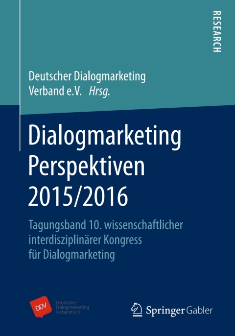 Cover image for book Dialogmarketing Perspektiven 2015/2016