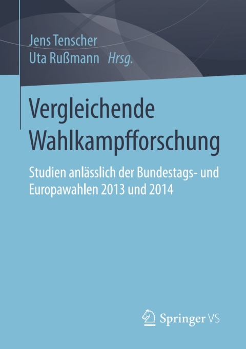 Cover image for book Vergleichende Wahlkampfforschung