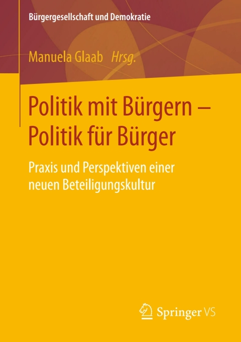 Cover image for book Politik mit Bürgern - Politik für Bürger