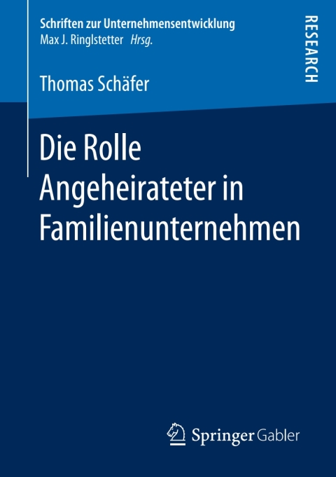 Cover image for book Die Rolle Angeheirateter in Familienunternehmen