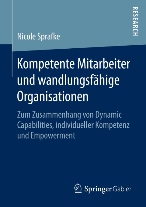 Cover image for book Kompetente Mitarbeiter und wandlungsfähige Organisationen