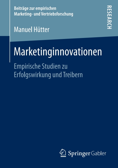 Cover image for book Marketinginnovationen