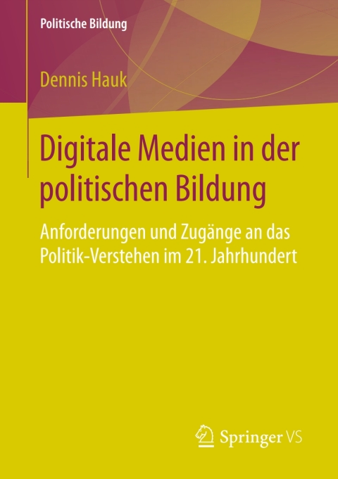 Cover image for book Digitale Medien in der politischen Bildung