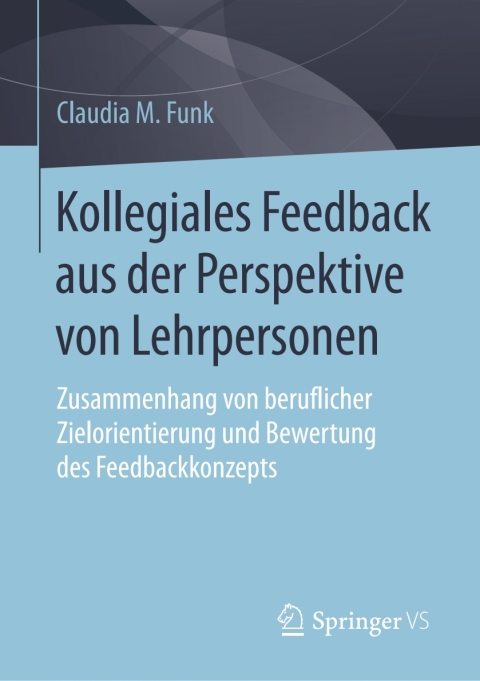 Cover image for book Kollegiales Feedback aus der Perspektive von Lehrpersonen