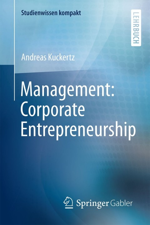 Cover image for book Management: Corporate Entrepreneurship