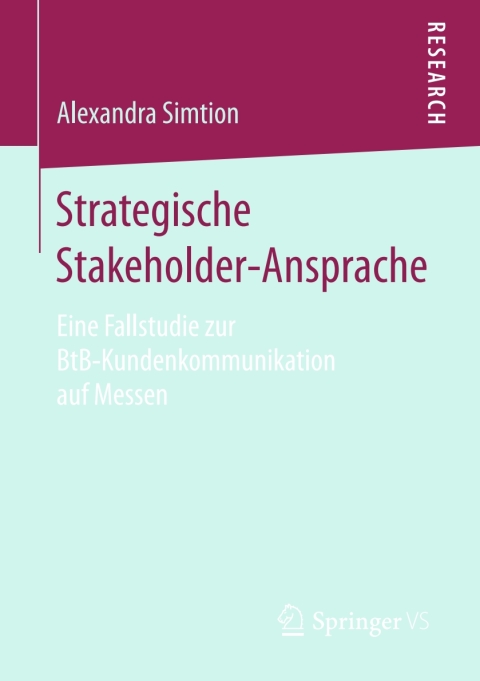 Cover image for book Strategische Stakeholder-Ansprache