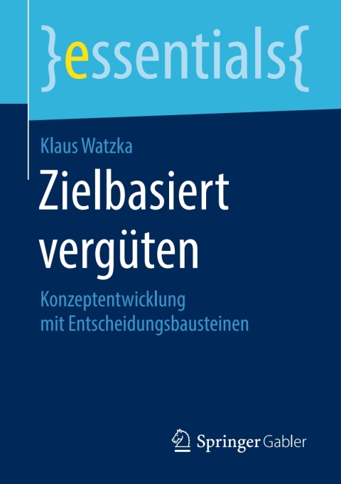 Cover image for book Zielbasiert vergüten