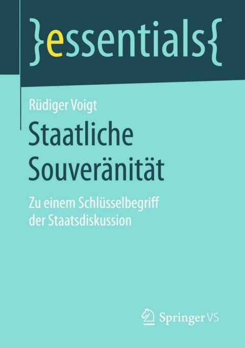 Cover image for book Staatliche Souveränität