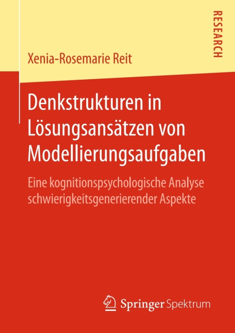 Cover image for book Denkstrukturen in Lösungsansätzen von Modellierungsaufgaben