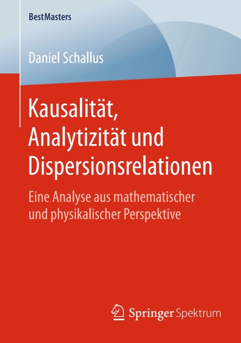 Cover image for book Kausalität, Analytizität und Dispersionsrelationen