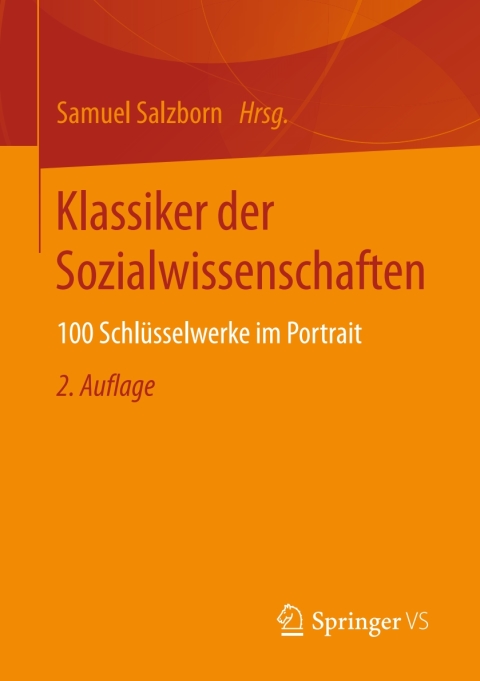 Cover image for book Klassiker der Sozialwissenschaften