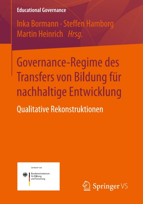 Cover image for book Governance-Regime des Transfers von Bildung für nachhaltige Entwicklung