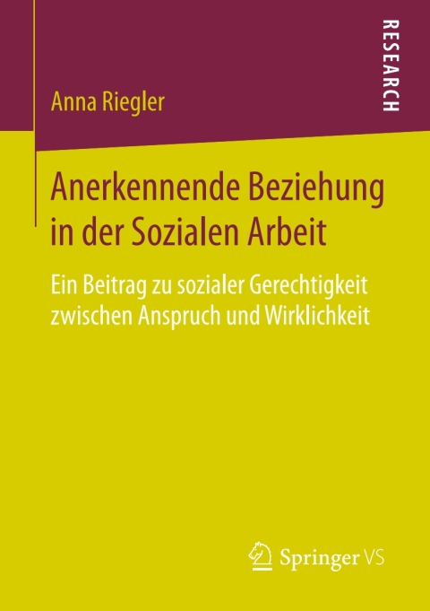 Cover image for book Anerkennende Beziehung in der Sozialen Arbeit