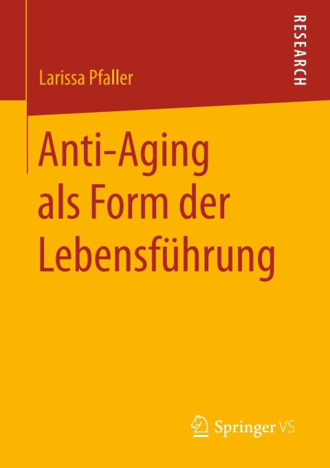 Cover image for book Anti-Aging als Form der Lebensführung