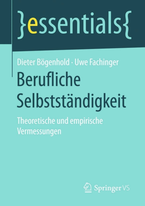Cover image for book Berufliche Selbstständigkeit