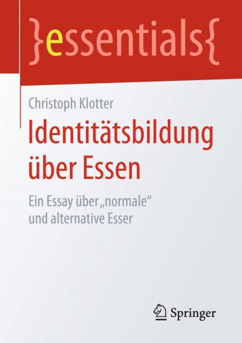 Cover image for book Identitätsbildung über Essen