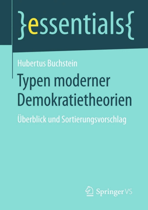 Cover image for book Typen moderner Demokratietheorien