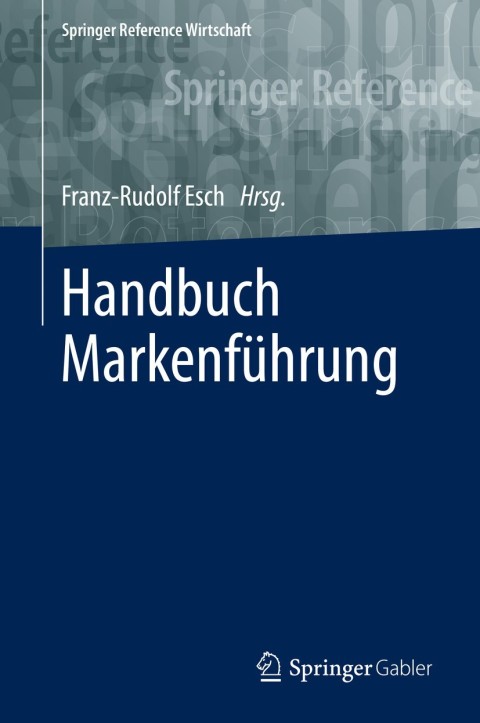 Cover image for book Handbuch Markenführung