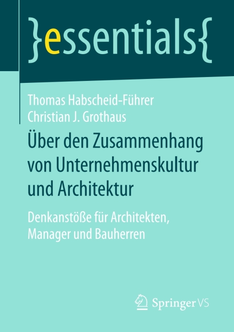 Cover image for book Über den Zusammenhang von Unternehmenskultur und Architektur