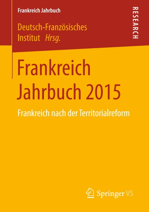Cover image for book Frankreich Jahrbuch 2015