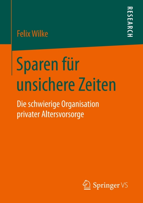 Cover image for book Sparen für unsichere Zeiten