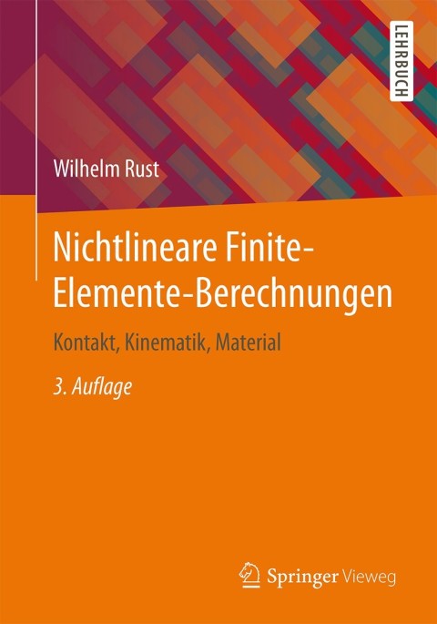 Cover image for book Nichtlineare Finite-Elemente-Berechnungen