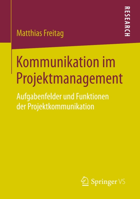 Cover image for book Kommunikation im Projektmanagement