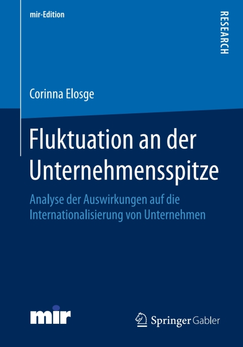 Cover image for book Fluktuation an der Unternehmensspitze