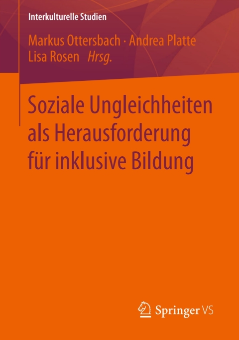 Cover image for book Soziale Ungleichheiten als Herausforderung für inklusive Bildung