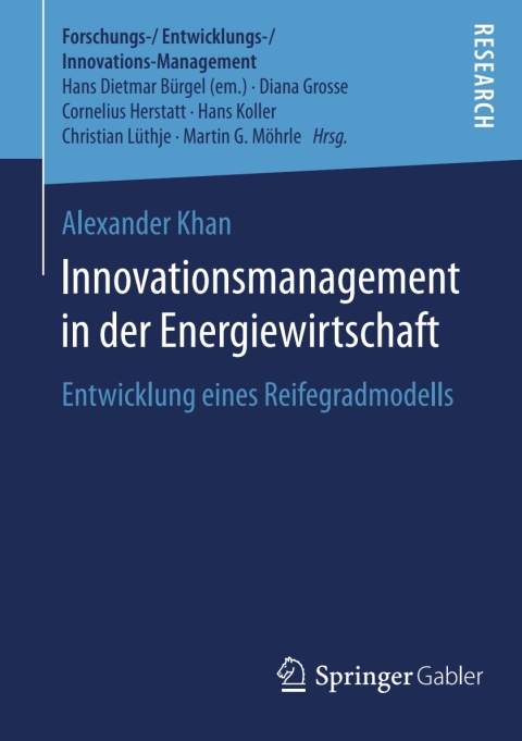 Cover image for book Innovationsmanagement in der Energiewirtschaft