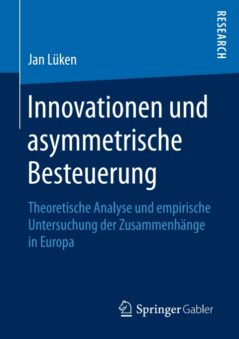 Cover image for book Innovationen und asymmetrische Besteuerung