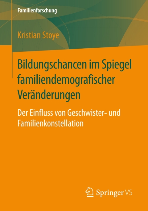 Cover image for book Bildungschancen im Spiegel familiendemografischer Veränderungen