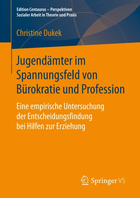 Cover image for book Jugendämter im Spannungsfeld von Bürokratie und Profession