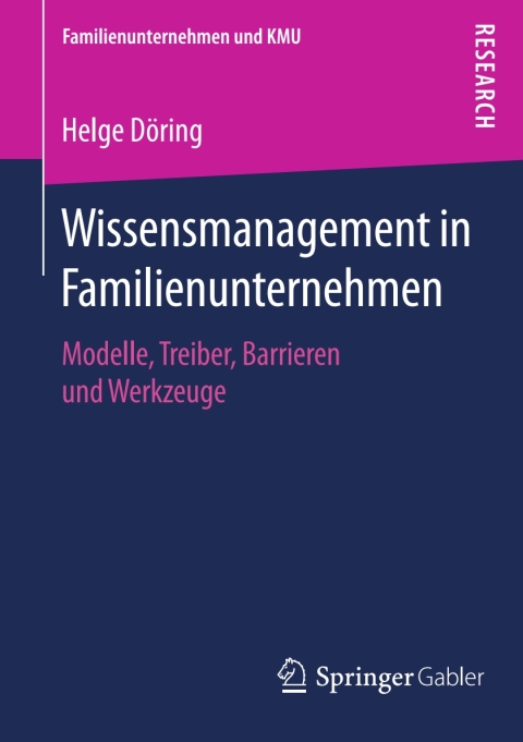 Cover image for book Wissensmanagement in Familienunternehmen