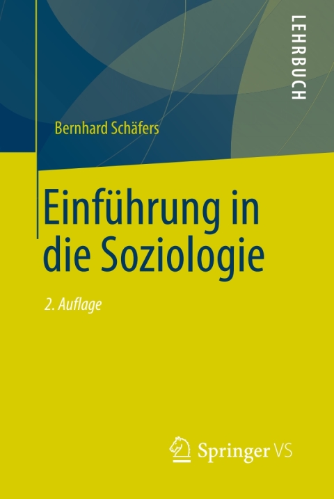 Cover image for book Einführung in die Soziologie