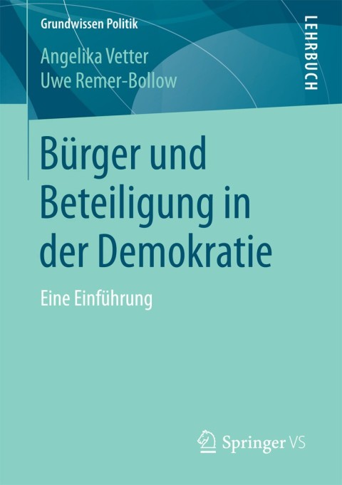 Cover image for book Bürger und Beteiligung in der Demokratie
