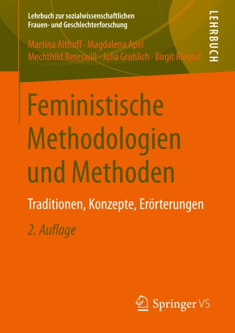 Cover image for book Feministische Methodologien und Methoden
