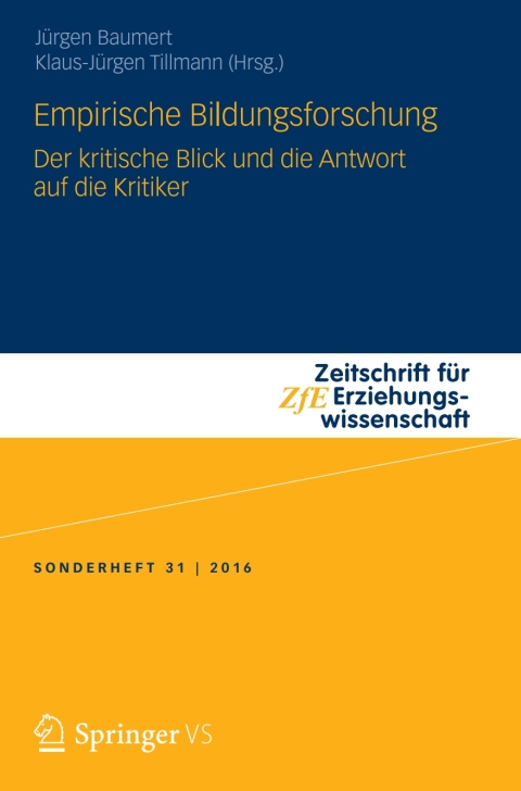 Cover image for book Empirische Bildungsforschung