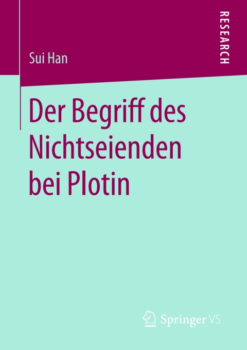 Cover image for book Der Begriff des Nichtseienden bei Plotin
