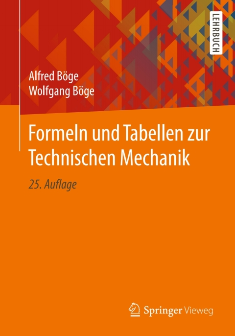 Cover image for book Formeln und Tabellen zur Technischen Mechanik