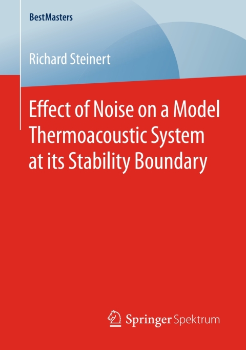 Cover image for book Effect of Noise on a Model Thermoacoustic System at its Stability Boundary