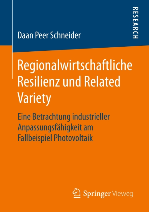Cover image for book Regionalwirtschaftliche Resilienz und Related Variety