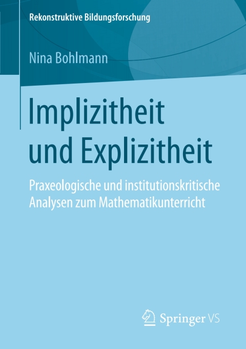 Cover image for book Implizitheit und Explizitheit