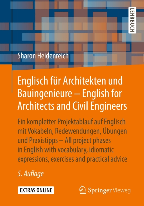 Cover image for book Englisch für Architekten und Bauingenieure - English for Architects and Civil Engineers