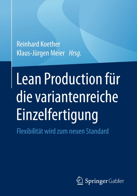 Cover image for book Lean Production für die variantenreiche Einzelfertigung