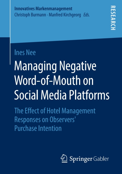 Cover image for book Managing Negative Word-of-Mouth on Social Media Platforms