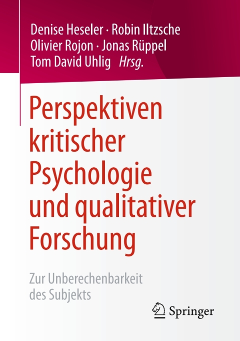 Cover image for book Perspektiven kritischer Psychologie und qualitativer Forschung