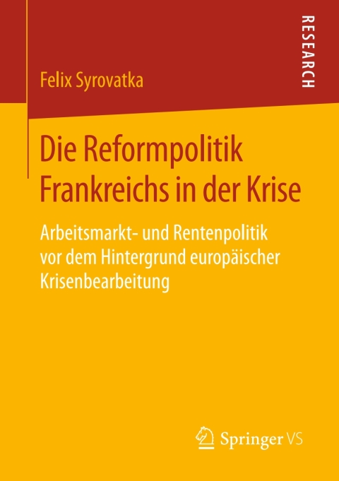 Cover image for book Die Reformpolitik Frankreichs in der Krise