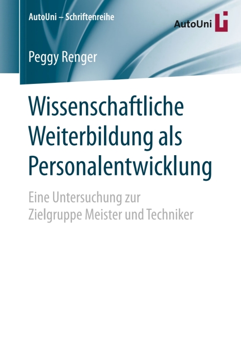 Cover image for book Wissenschaftliche Weiterbildung als Personalentwicklung