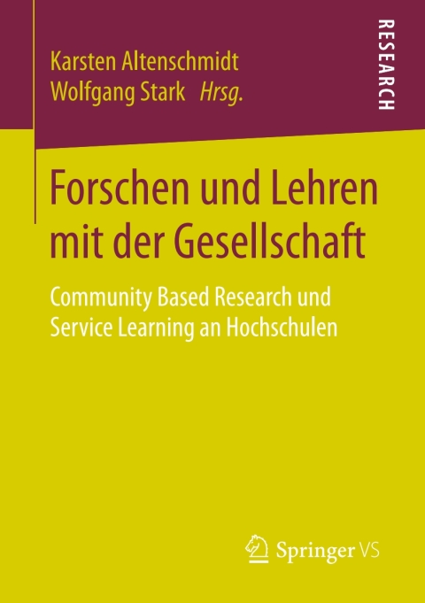 Cover image for book Forschen und Lehren mit der Gesellschaft